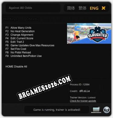 Against All Odds: Cheats, Trainer +5 [CheatHappens.com]