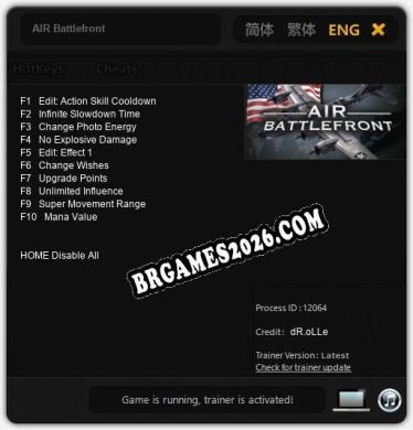 AIR Battlefront Trainer +10 by dR.oLLe [Última versão]