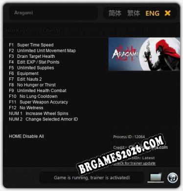 Aragami Trainer +14 by CheatHappens.com [Última versão]
