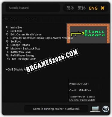 Atomic Hazard Trainer +10 by MrAntiFan [Última versão]