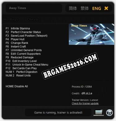 Away Times: Cheats, Trainer +14 [dR.oLLe]