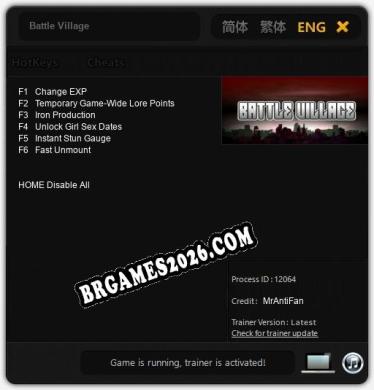 Battle Village: Trainer Gratuito (+6 cheats)