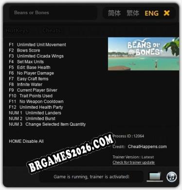 Beans or Bones: Trainer +15 [v1.5]