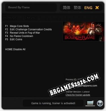 Cheats e trainer Bound By Flame +5 [Verificado funcionando]