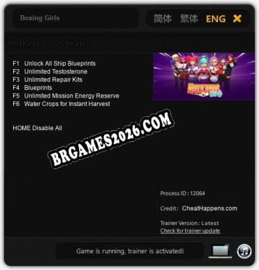 Boxing Girls: Trainer Gratuito (+6 cheats)