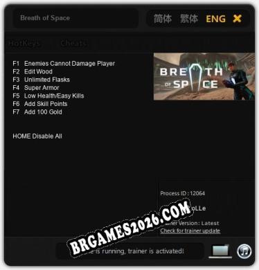 Breath of Space: Trainer +7 [v1.5]