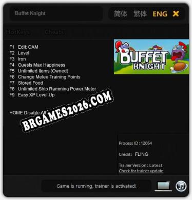 Buffet Knight Trainer +9 by FLiNG [Última versão]
