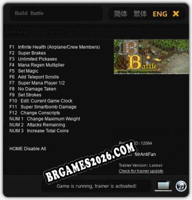 Build  Battle Trainer +15 by MrAntiFan [Última versão]