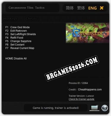Carcassonne Tiles  Tactics: Trainer Gratuito (+7 cheats)