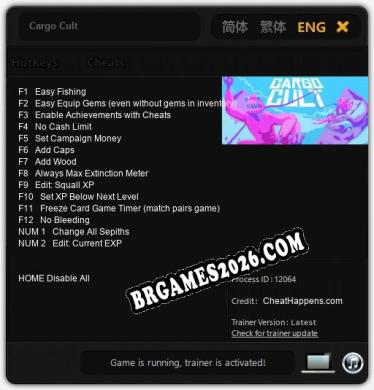 Cheats Cargo Cult - Trainer v4.4 por CheatHappens.com