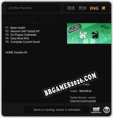 Cat Box Paradox Trainer +5 by MrAntiFan [Última versão]