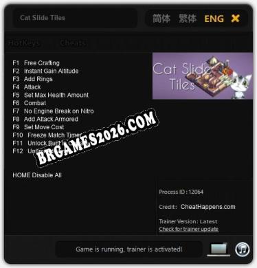 Cat Slide Tiles: Trainer +12 [v1.2]