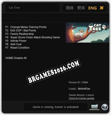 Cheats Cat Tree - Trainer v4.7 por MrAntiFan