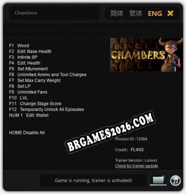 Chambers: Trainer Completo (v3.0.22)
