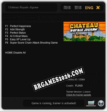 Château Royale Jigsaw - Trainer Funcional +6 funções