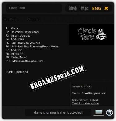 Circle Tank Trainer +10 by CheatHappens.com [Última versão]