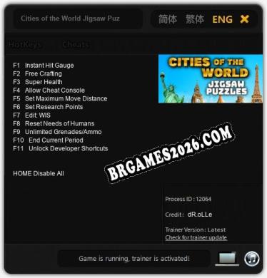Cities of the World Jigsaw Puzzles Trainer +11 by dR.oLLe [Última versão]