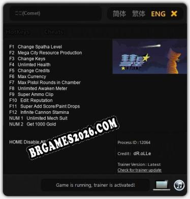 彗星(Comet): Cheats, Trainer +14 [dR.oLLe]
