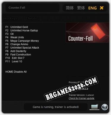 Counter-Fall: Trainer +11 [v1.2]