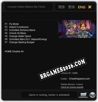 Trainer para Cursed Fables Before the Clock Strikes Collectors Edition [v1.0.4]