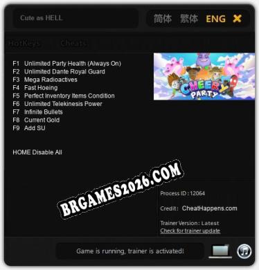 Cute as HELL - Cheat Trainer +9 [Edição CheatHappens.com]