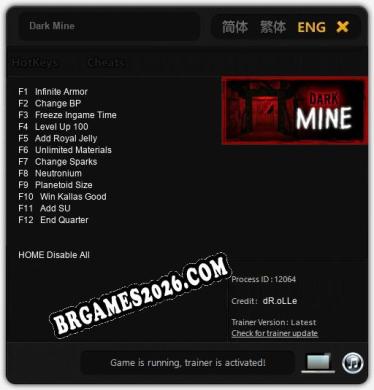 Dark Mine Trainer +12 by dR.oLLe [Última versão]