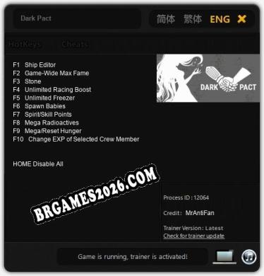 Dark Pact Trainer +10 by MrAntiFan [Última versão]