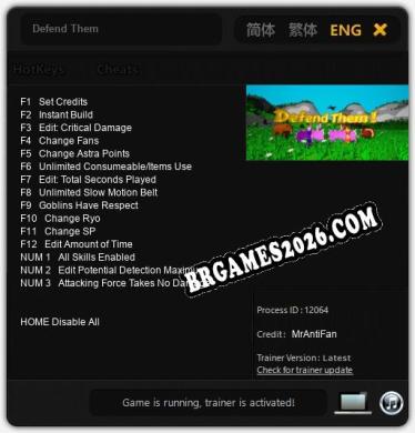 Defend Them: TRAINER E CHEATS (V1.0.74)