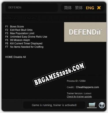 Trainer para DEFENDit [v1.0.5]