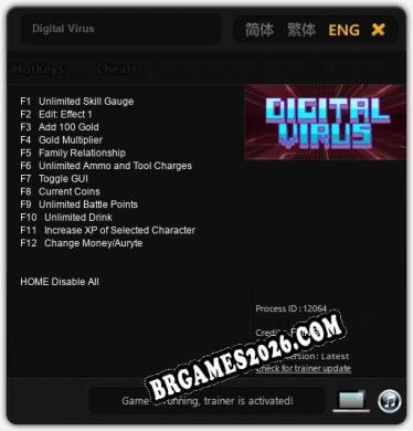 Digital Virus: Trainer Completo (v2.0.21)