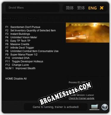 Droid Wars Trainer +13 by dR.oLLe [Última versão]