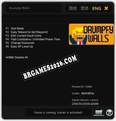 Trainer Drumpfy Walls [PC] - 6 funções ativas