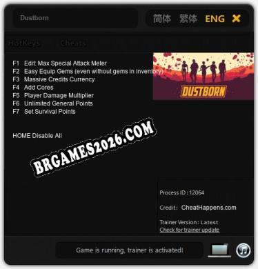 Dustborn: Trainer +7 [v1.3]