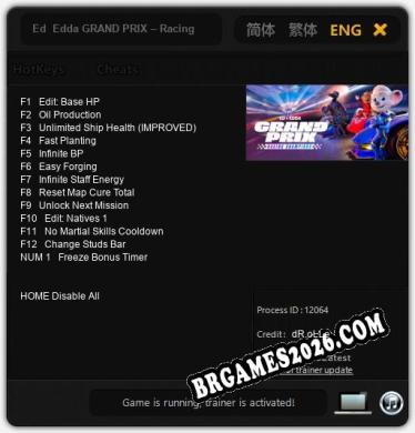 Ed Edda GRAND PRIX – Racing Champions: Trainer Gratuito (+13 cheats)