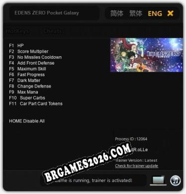 EDENS ZERO Pocket Galaxy: Cheats, Trainer +11 [dR.oLLe]