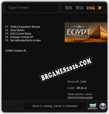 Egypt Frontiers: Trainer +5 [v1.2]