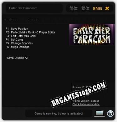Trainer Enter Her Paracosm [PC] - 6 funções ativas