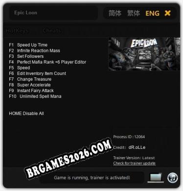 Epic Loon Trainer - 10 funções [Download Gratuito]