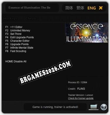 Essence of Illumination The Beginning: Trainer +8 [v1.6]