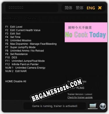 厨师今天不做菜: Cheats, Trainer +14 [FLiNG]