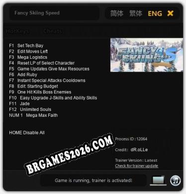 Fancy Skiing Speed - Cheat Trainer +13 [Edição dR.oLLe]