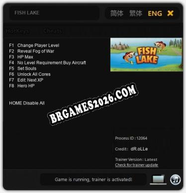 FISH LAKE: Trainer Completo (v2.0.48)