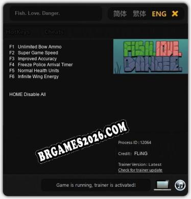 Fish. Love. Danger.: TRAINER E CHEATS (V1.0.12)