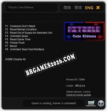 Fitzzle Cute Kittens: Trainer +8 [v1.4]
