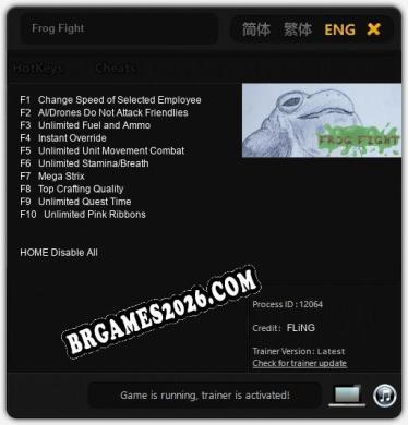 Trainer para Frog Fight [v1.0.1]