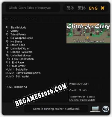 Glitch  Glory Tales of Honeywood: Cheats, Trainer +15 [FLiNG]