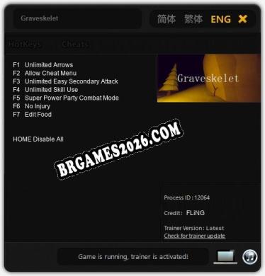 Graveskelet Trainer +7 by FLiNG [Última versão]