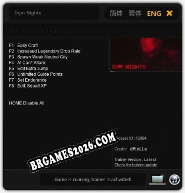 Gym Nights Trainer +8 by dR.oLLe [Última versão]