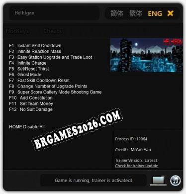 Helhigan: Trainer Completo (v1.0.85)