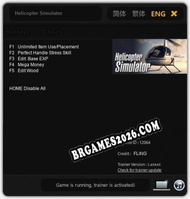Helicopter Simulator: Cheats, Trainer +5 [FLiNG]
